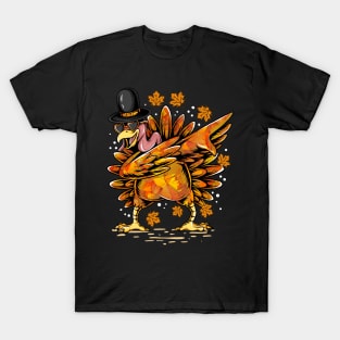 Happy Thanksgiving Turkey Dinosaur Turkey Turkey Thanksgiving T-Shirt